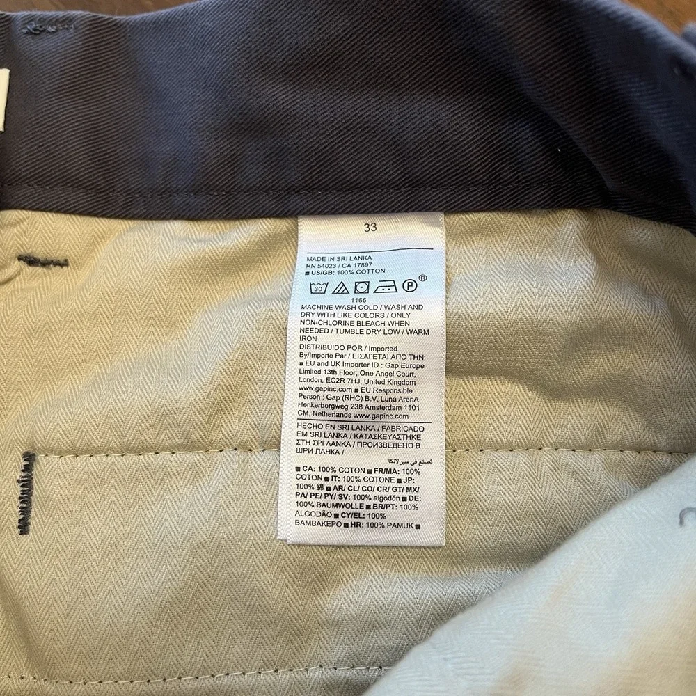 Banana Republic Shorts Mens 33 Gray Aiden Stretch 11